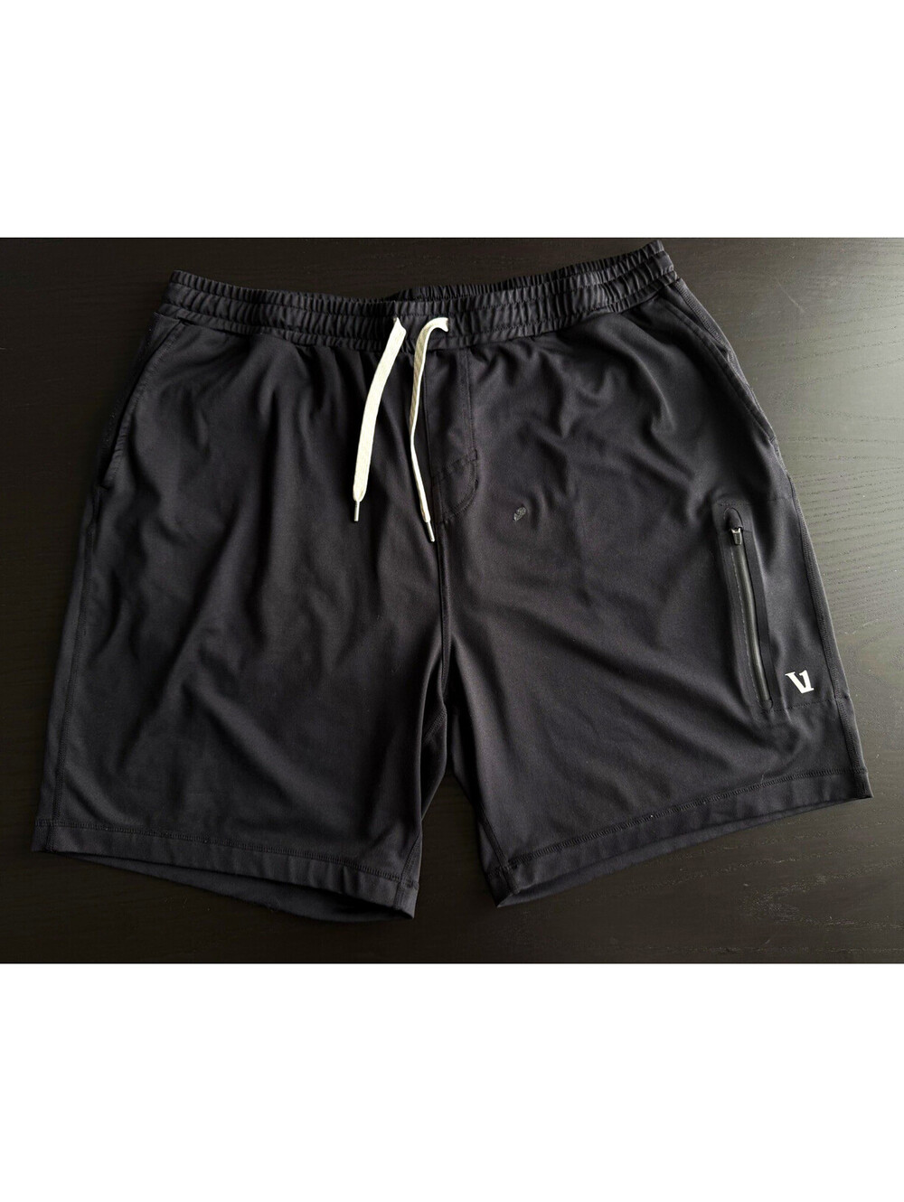 Vuori Men's Sunday Performance 7” Shorts Black Athletic Sz XXL V381 Soft Stretch